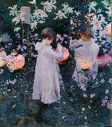 John Singer Sargent Carnation, Lily, Lily, Rose oil painting reproduction